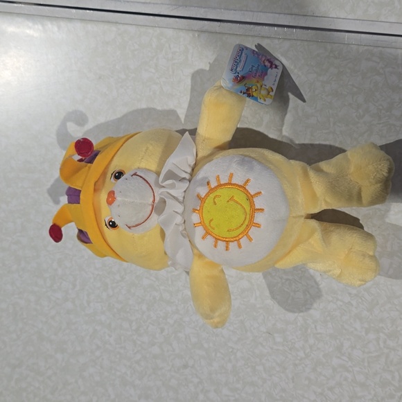 Care Bears King Funshine Bear Plush with Yellow and Purple NWT 10 Inch - Picture 4 of 16